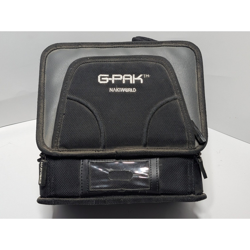 G-Pak Nakiworld GameCube Carrying Case - Black/Grey Travel Bag‎ Accessory